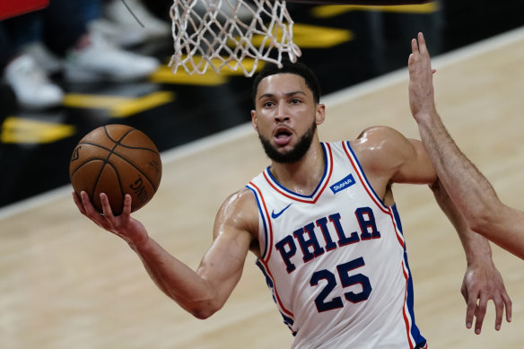 Ben Simmons of Philadelphia 76ers claims NBA's rookie of year