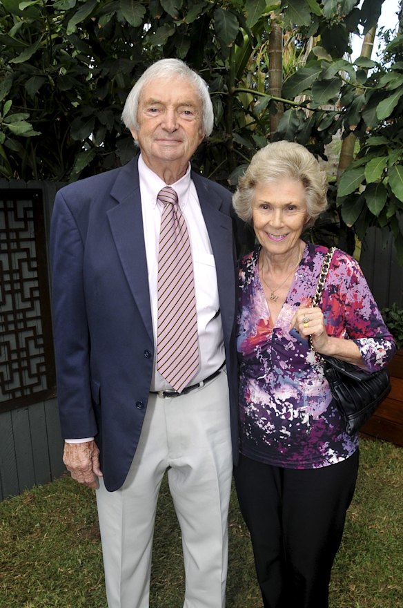 Richie and Daphne Benaud.