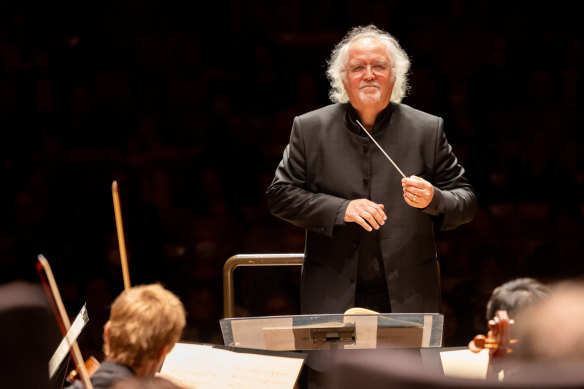 Sir Donald Runnicles conducts The Sydney Symphony Orchestra at the Sydney Opera House.