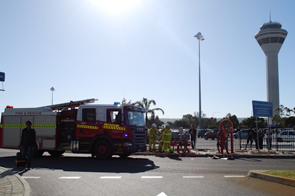 Fire evacuates Perth International Airport