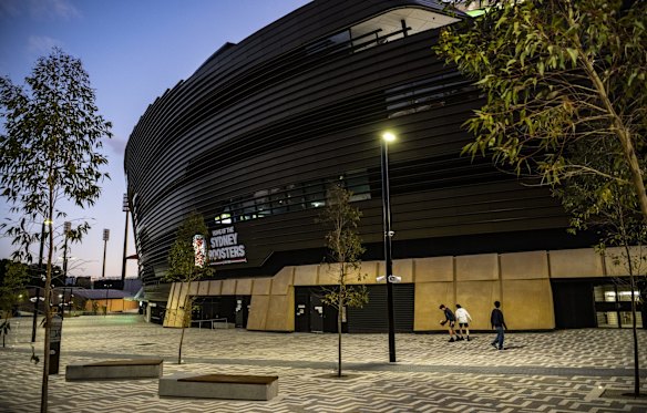 The external concourse surrounding the stadium.