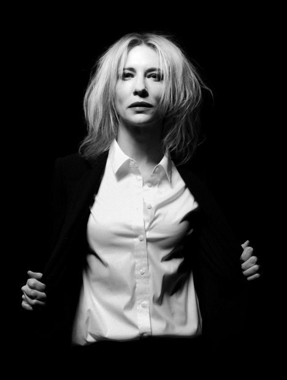Cate Blanchett a promotional shoot for Kathryn Del Barton’s film Red.