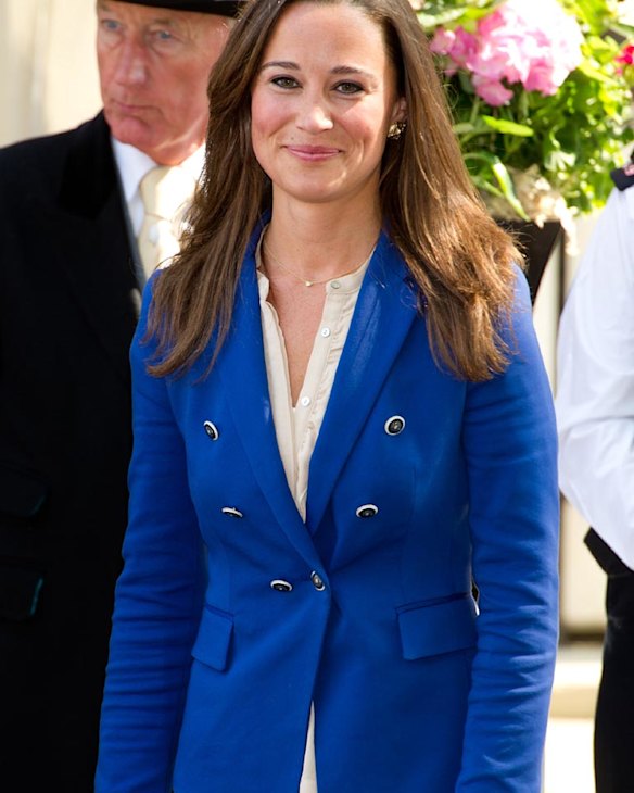 Philippa Middleton departs the Goring Hotel in London on April 30, 2011