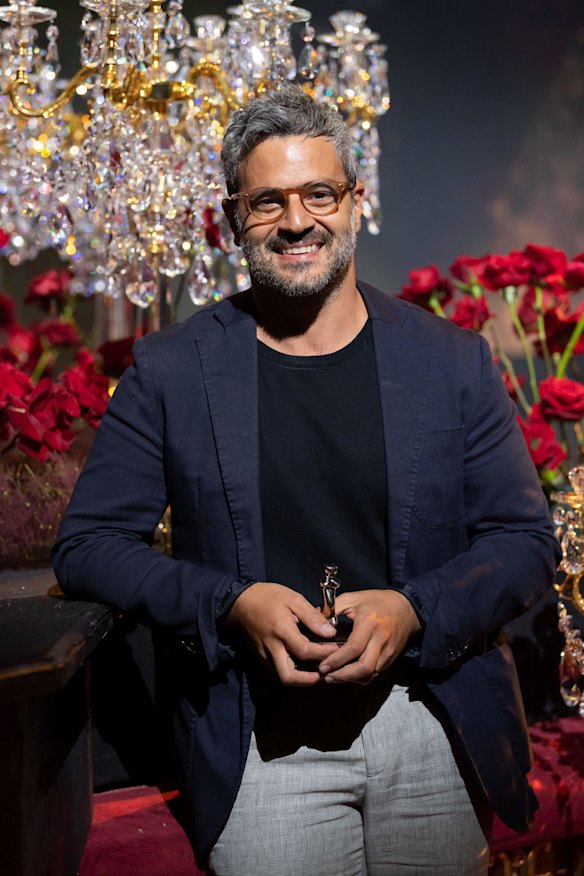 Photographer Georges Antoni winner of the Outstanding Editorial award.