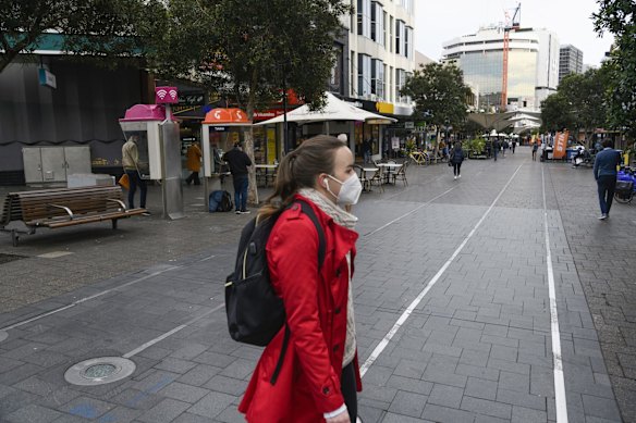 Bondi Junction is experiencing a decrease in activity since the latest COVID-19 outbreak.