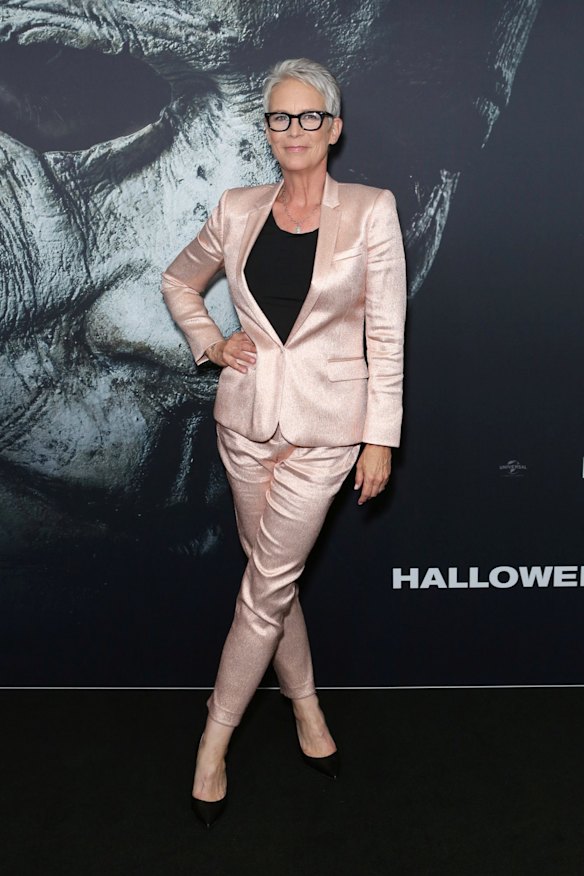 Jamie Lee Curtis at the Halloween premiere at Event Cinemas, George Street, on Tuesday, October 23, 2018.