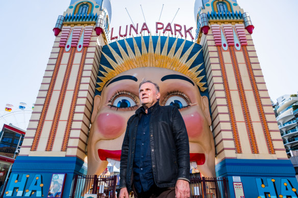 Sam Marshall, founding member of the Friends of Luna Park. Luna Park is celebrating 50 years since artists and architects banded together to save Luna Park. 