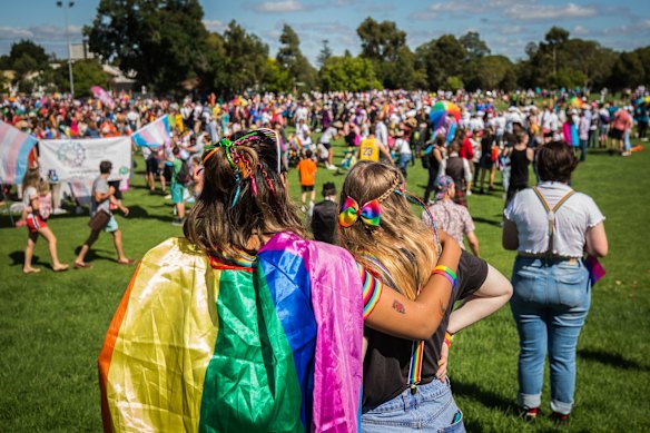More than 200 groups participated in the 25th Annual Midsumma Pride March.