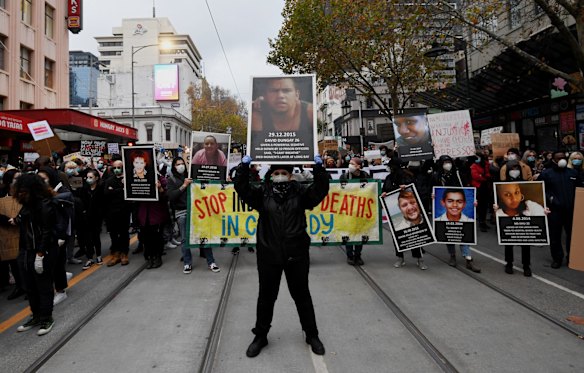 Black Lives Matter rally Melbourne.
