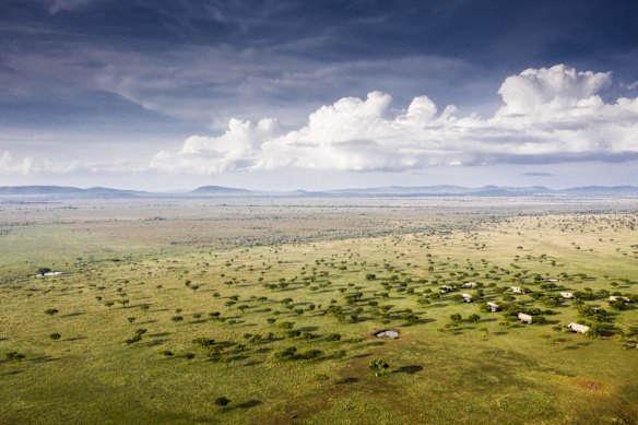 Singita Sabora Tented Camp, Serengeti, Tanzania. 