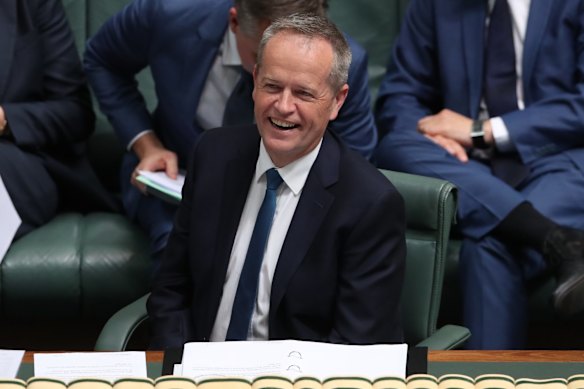Opposition Leader Bill Shorten during question time at Parliament House in Canberra on Wednesday 25 October 2017. 