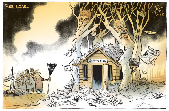 The Canberra Times editorial cartoon for Wednesday, March 20, 2019.