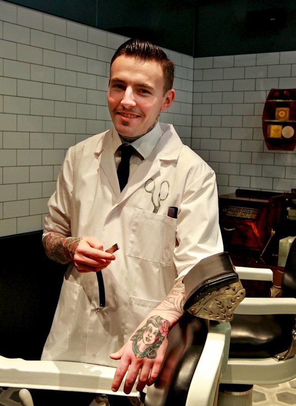 Tom South: the Barber.