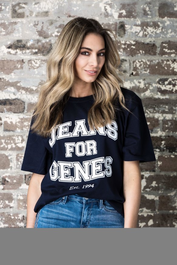 Jeans for Genes ambassador Nadia Bartel.