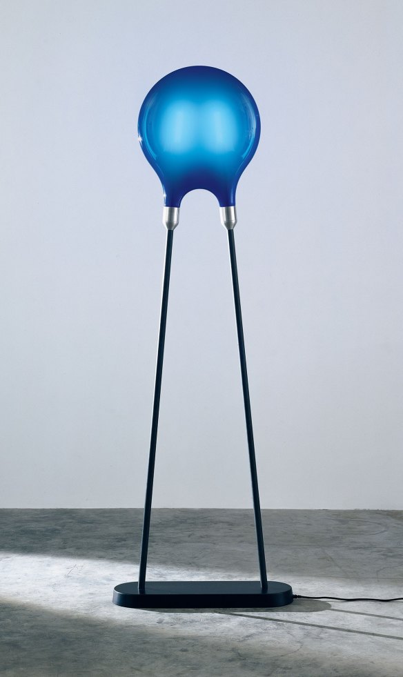 A Marc Newson diode lamp, which Caon worked on during his time at Newson’s studio. 