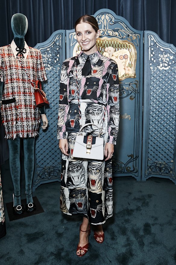 Kate Waterhouse at the Le Marche des Merveilles jewellery collection launch at Gucci.