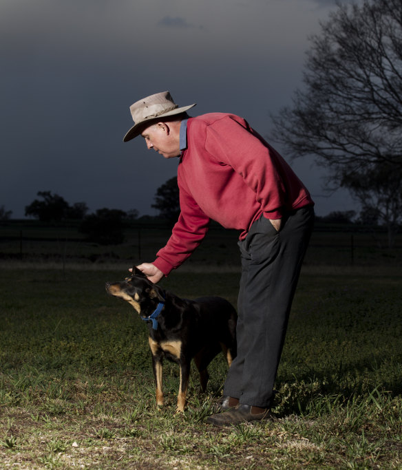 John Williams at his home in Inverell. 