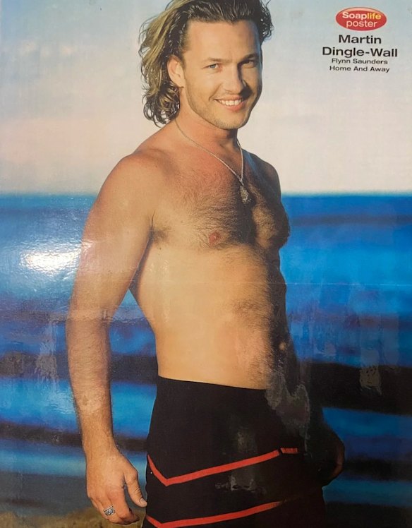 Dingle Wall in his pin-up days. 