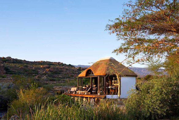 The spa at Bushmans Kloof.