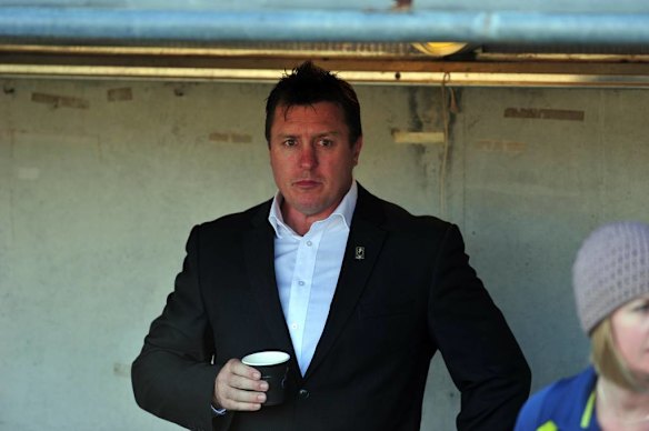 David Furner before the game.