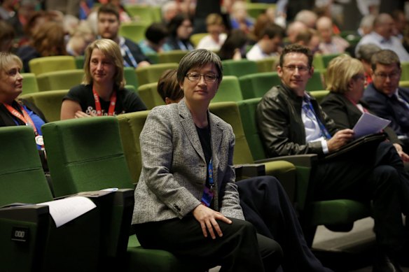 Senator Penny Wong at the conference.