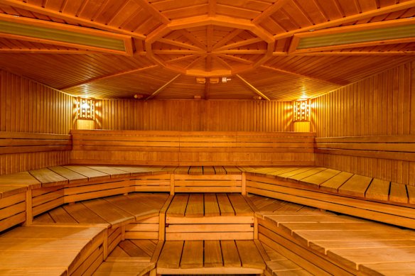 Sauna at Kaifu-Bad, Hamburg.