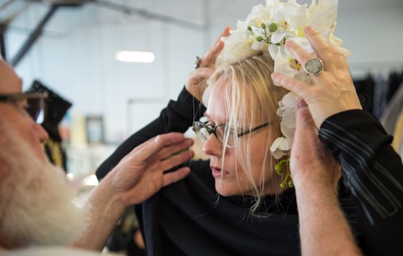 Costume and set designer Gabriela Tylesova.