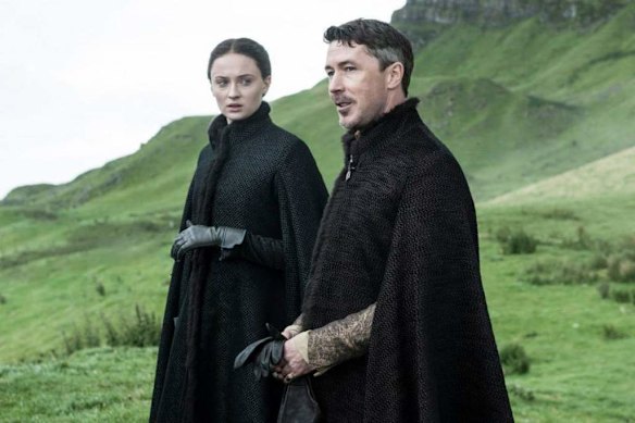<i>Game of Thrones</i> season 5: Sansa Stark and Littlefinger.