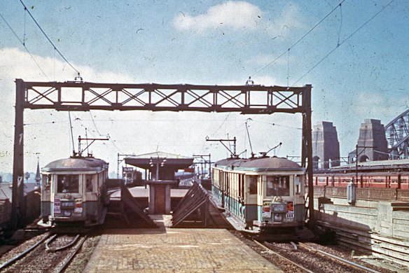 The tramway that once went crossed the Sydney Harbour Bridge.