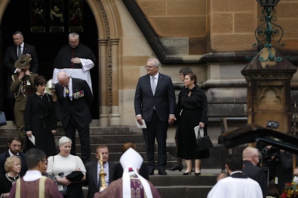 Prime Minister Scott Morrison and Jenny Morrison.
