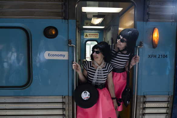 Priscilla pair Anne Pagano and Mary Carrolo follow that dream all the way to Parkes.