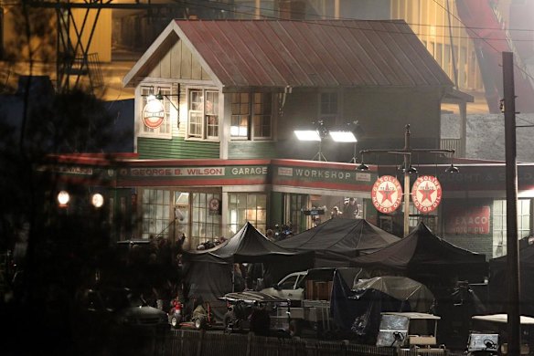 Film set at the Balmain Power House, the film set for the movie <em>The Great Gatsby</em>.