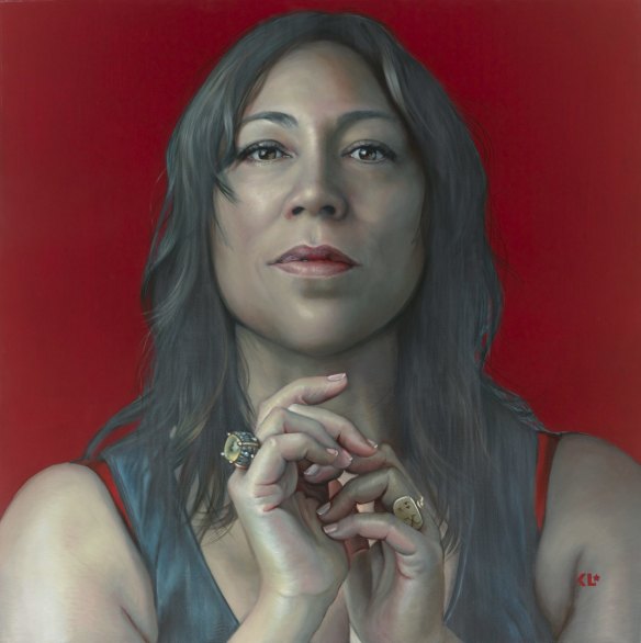 The 2021 Packing Room Prize winner Kathrin Longhurst’s portrait of Kate Ceberano.