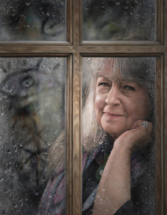 Grantford’s ‘Through the Window’, a portrait of Noni Hazlehurst, was the people’s choice in 2023.
