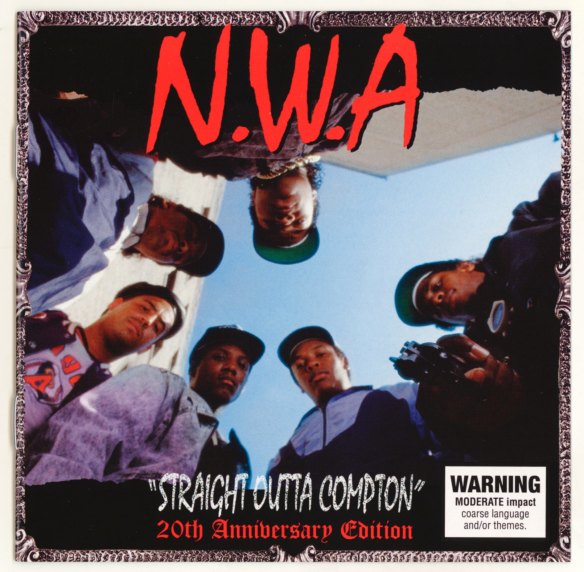 NWA’s record Straight Outta Compton.
