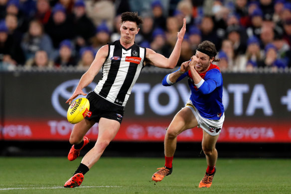 Magpie no more: Oliver Henry is excited to train and play alongside his older brother Jack at Geelong.