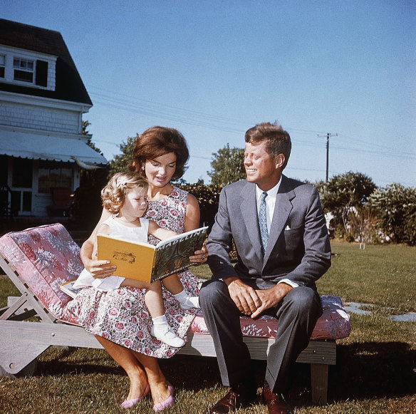 “We are all afraid of being alone,” Caroline Kennedy, pictured with parents Jacqueline Kennedy and John F Kennedy, wrote in a poetry collection when she was 59.