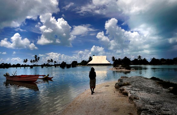 Low-lying Pacific islands are already dealing with rising sea levels as a result of climate change.