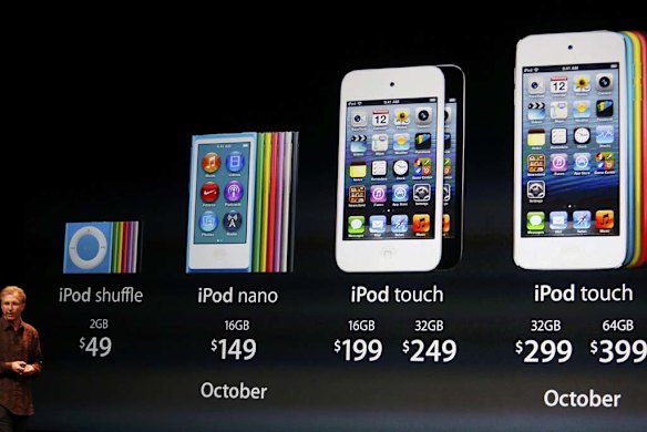 Greg Joswiak, vice president of worldwide iPod, iPhone, and iOS product marketing at Apple, speaks about the new family of iPods.