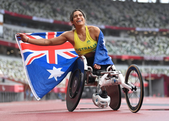 Madison de Rozario won her second Paralympic gold medal on Sunday. 