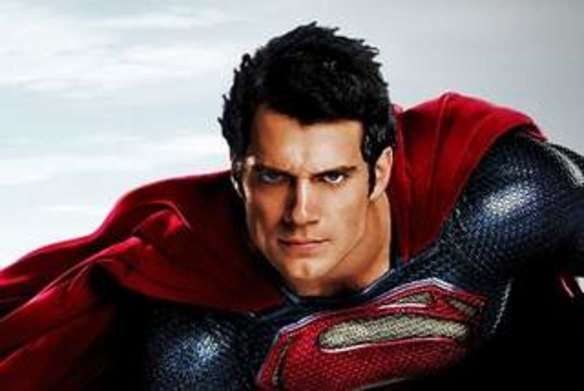 Henry Cavill as Superman in <i>Man of Steel</i>.