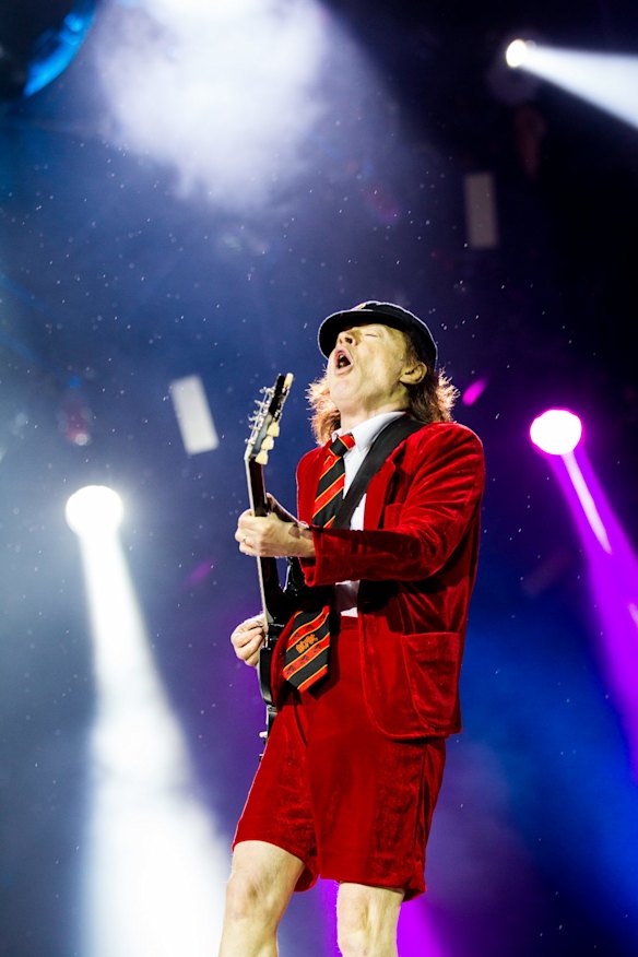 Guitarist Angus Young.