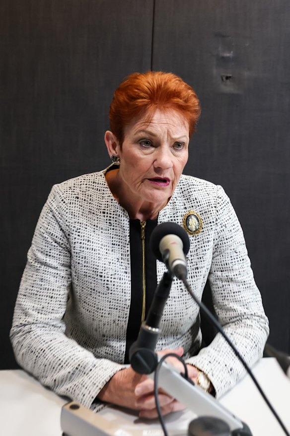 “She doesn’t influence me at all”: Hanson rejected outright that she was influenced by Gina Rinehart.