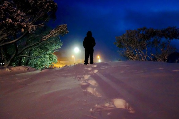 Snow at Mount Hotham.