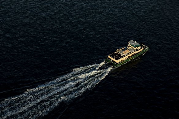 Sydney Ferry on the Harbour in 2019.