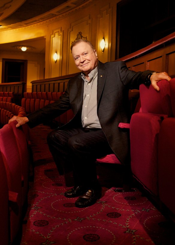 Bert Newton poses for a photograph ahead of his 75th birthday in Melbourne. 