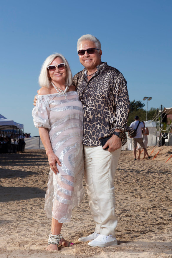Julia McDonald and Robert Iannello at the Cable Beach Polo.