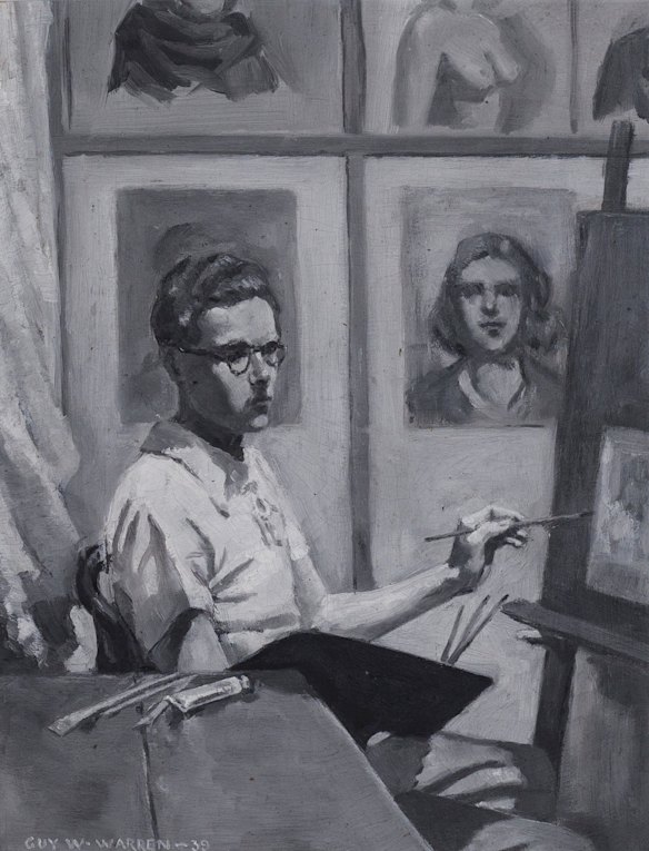 Guy Warren, Self-portrait aged 18, 1939 