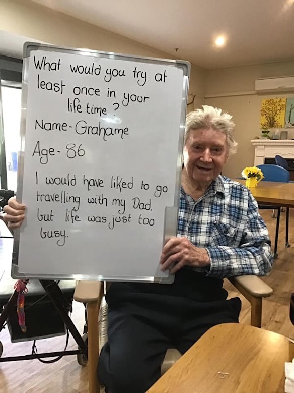 The residents of Waratah Lodge, an aged care home in Orbost in Victoria's east.