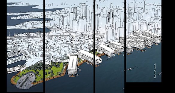A design for Barangaroo by Geoform Architects that was not used.